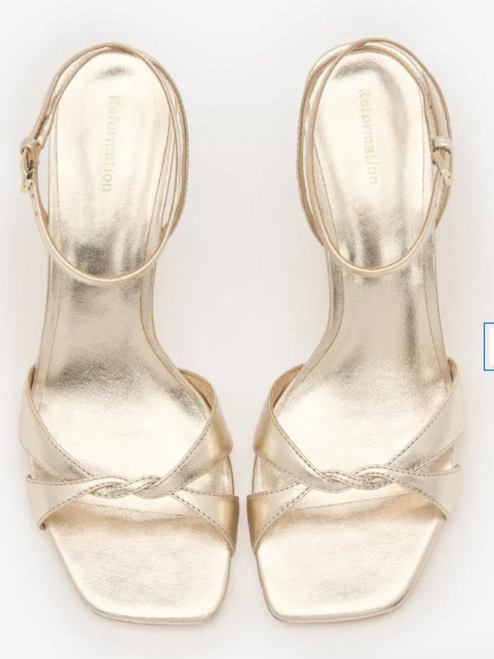 Reformation Margo Wedge Heel, Like New w/ Box